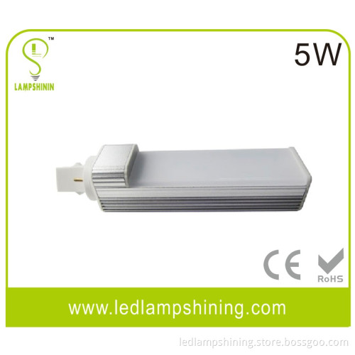 G24 PLC 5w led plug light with cover - sylvania 13w cfl replacement